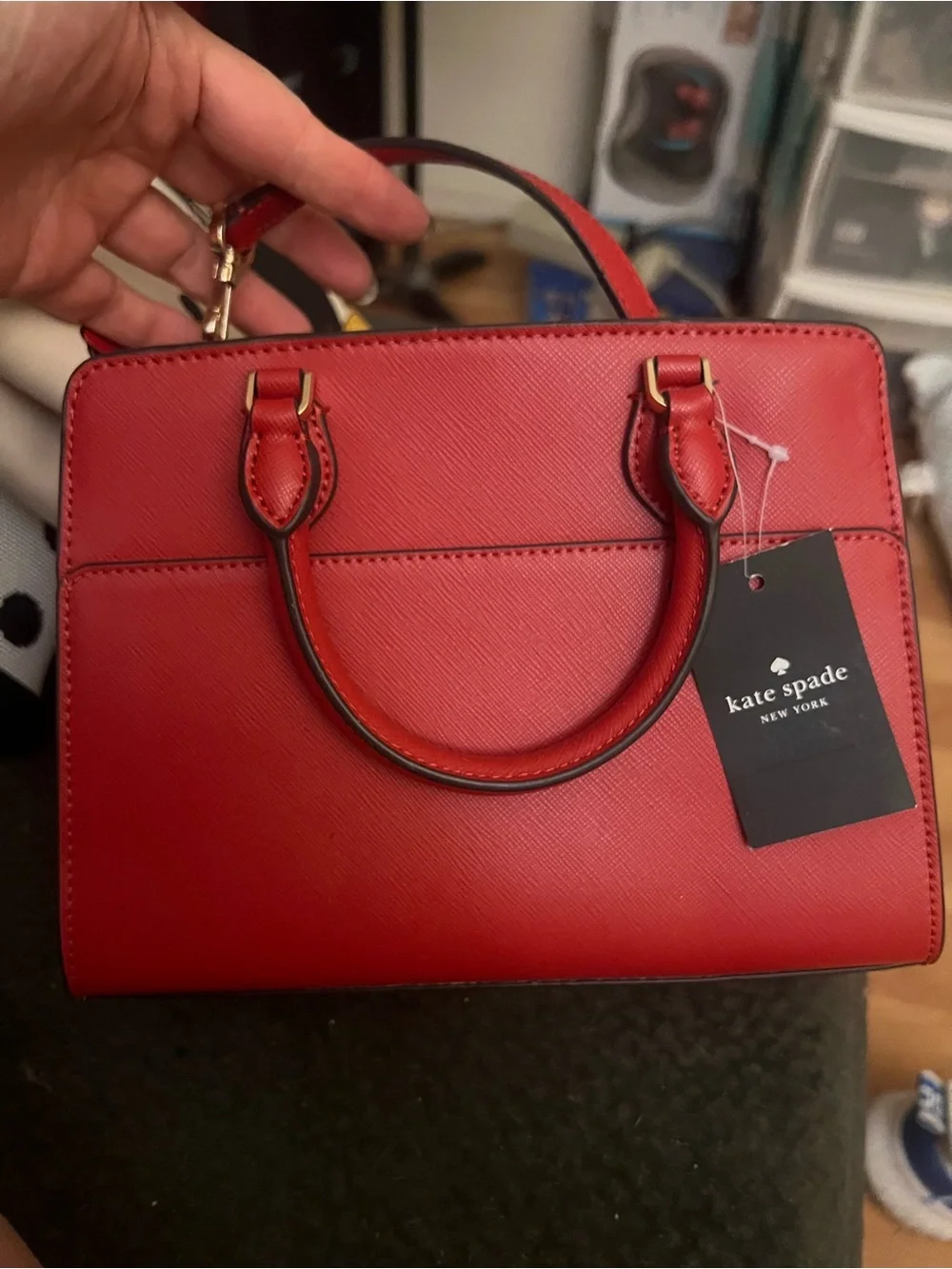 kate spade structured saffiano
